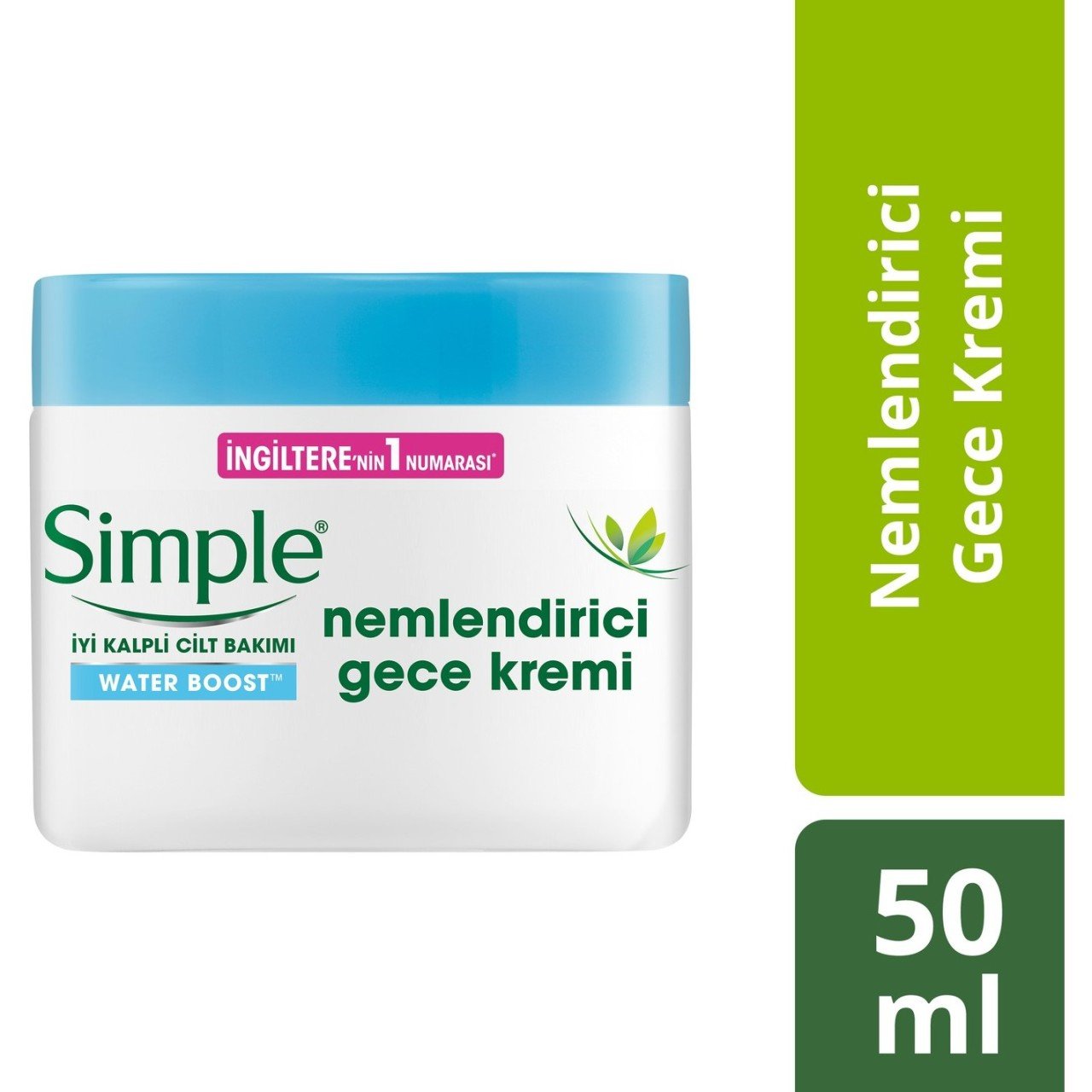 Simple Water Boost Nemlendirici Krem 50 ML